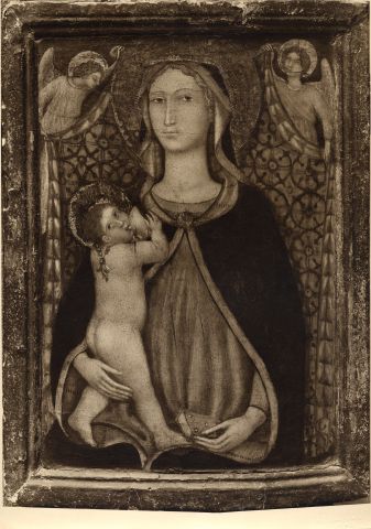 Foto Reali — Anonimo abruzzese - sec. XV - Madonna con Bambino e angeli — insieme